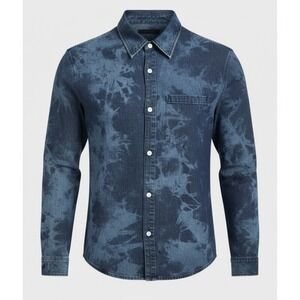 Mode of One Mens Relaxed Fit Denim Shirt in Tribeca Long sleeve new  M